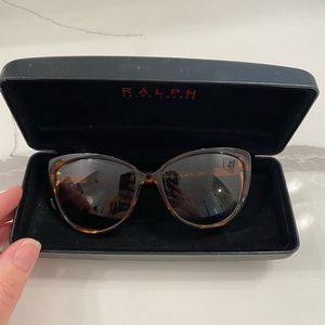 Tortoise Ralph Lauren Sunglasses with case